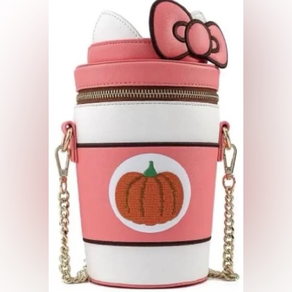 Loungefly Hello Kitty Pumpkin Spice Crossbody Bag NWT